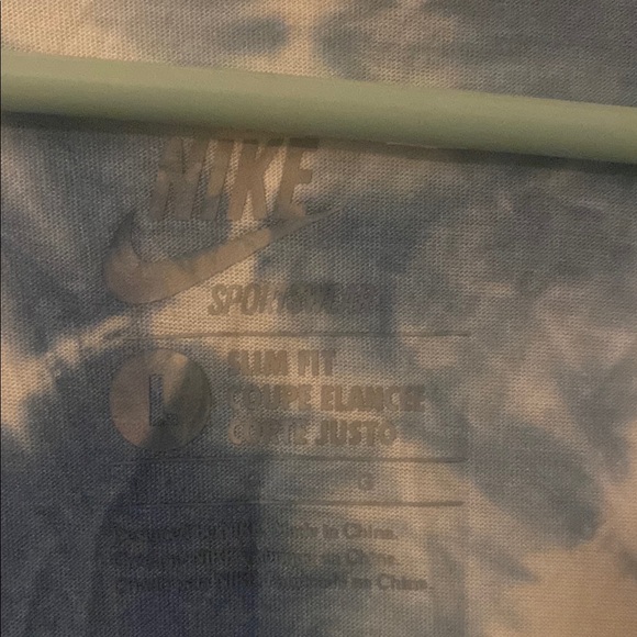 Nike Blue Tie-Dye Short Sleeve Tee - Picture 3 of 3